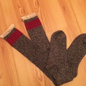 Knee High Socks with Ruffles